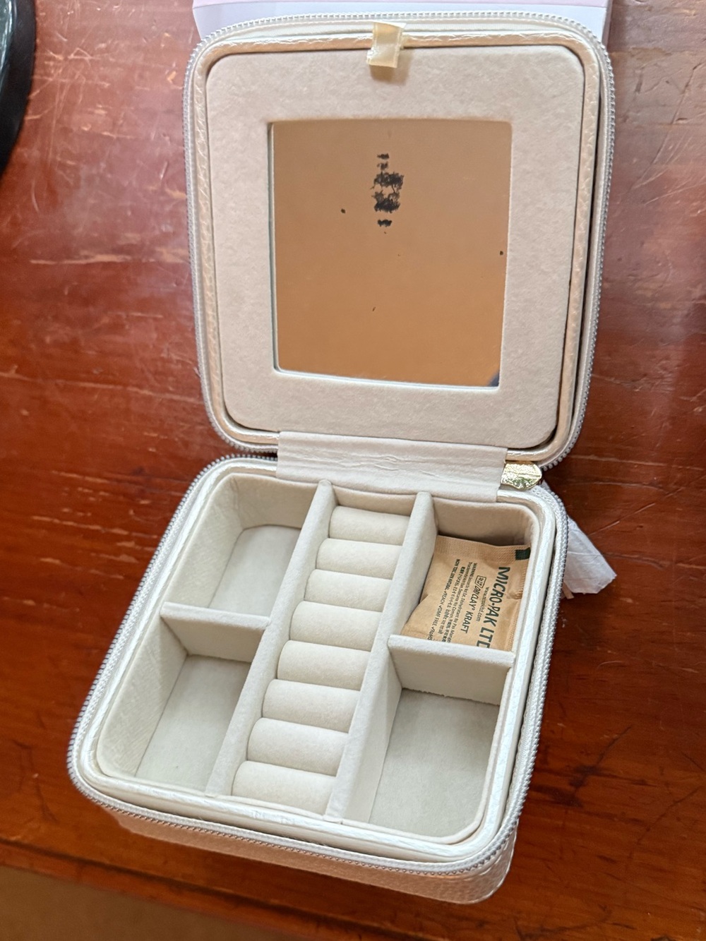 Summer & Rose Gold Travel Jewelry Case Organizer NWT